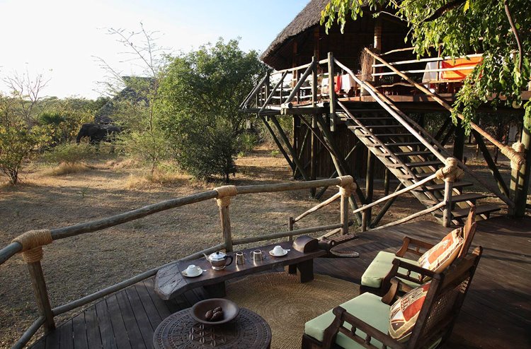 Laba Siwandu Camp en Selous Reserve