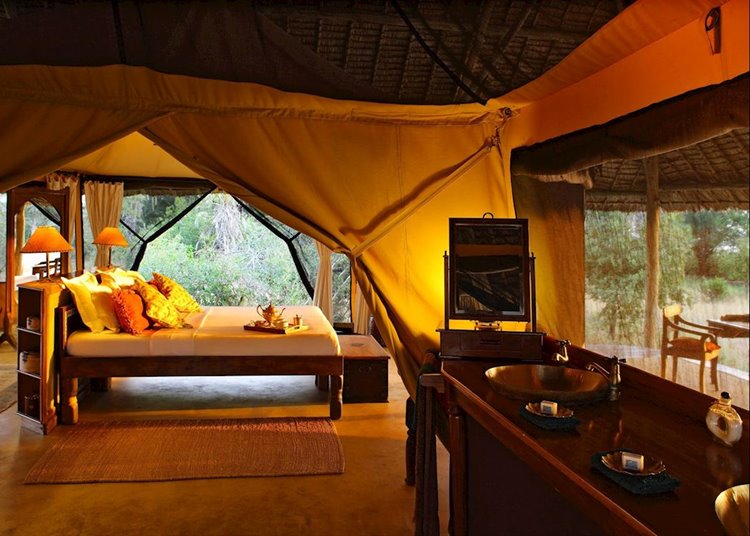 Laba Siwandu Camp en Selous Reserve
