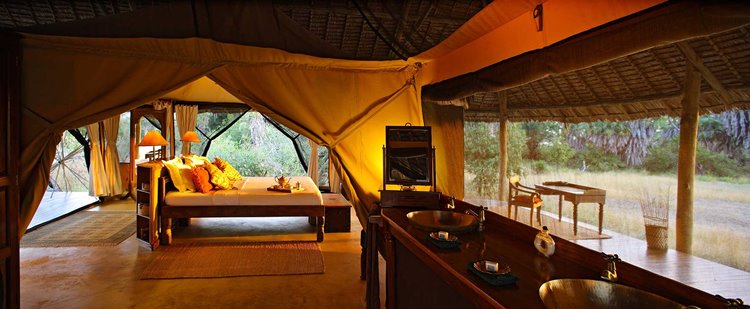 Laba Siwandu Camp en Selous Reserve
