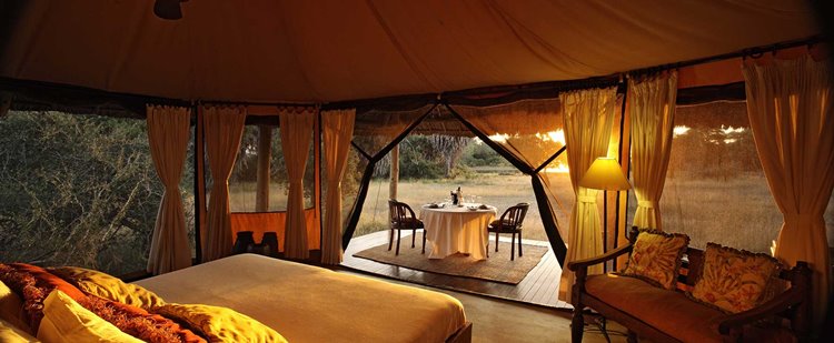 Laba Siwandu Camp en Selous Reserve