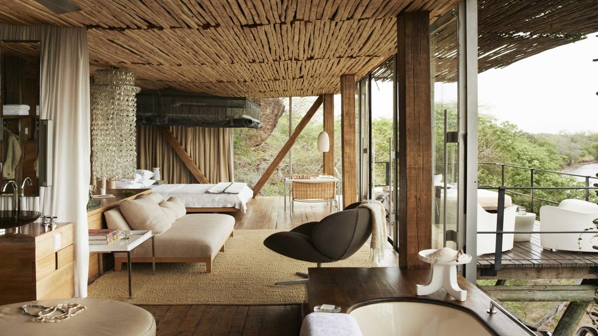 Singita Lebombo Lodge en Singita Private Concession (Kruger)