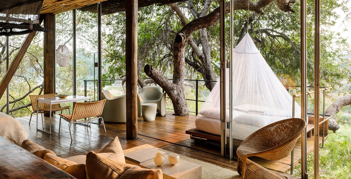 Singita Lebombo Lodge en Singita Private Concession (Kruger)