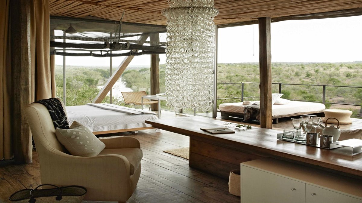 Singita Lebombo Lodge en Singita Private Concession (Kruger)