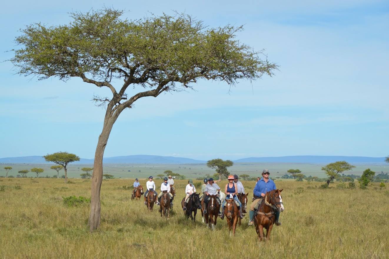 Safari a caballo en Masai Mara
