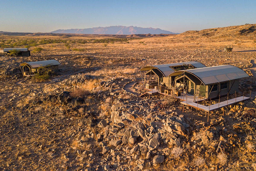 Camp Doros en Damaraland