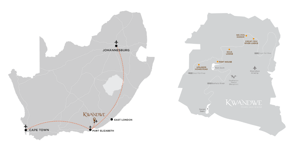 Kwandwe Uplands Homestead en su destino