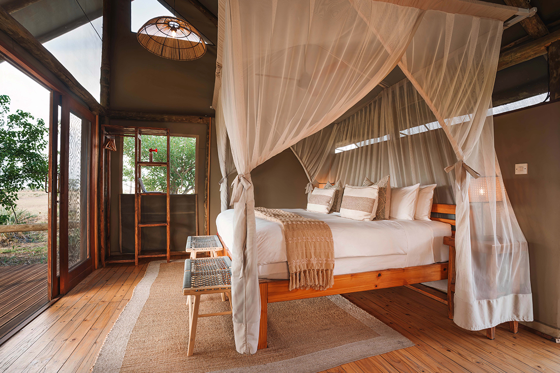 Mokolwane en Delta Okavango