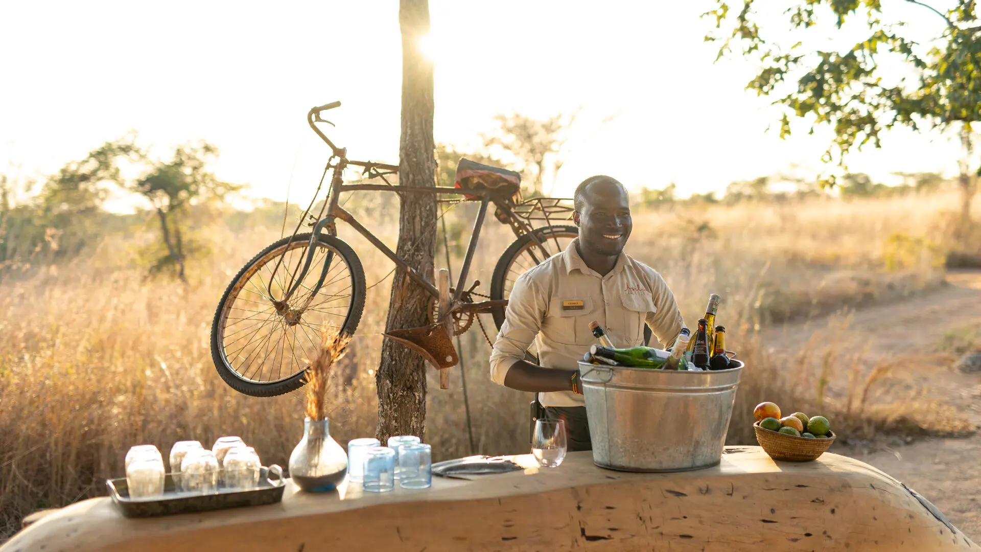 Asilia africa usangu expedition camp bar area jpg