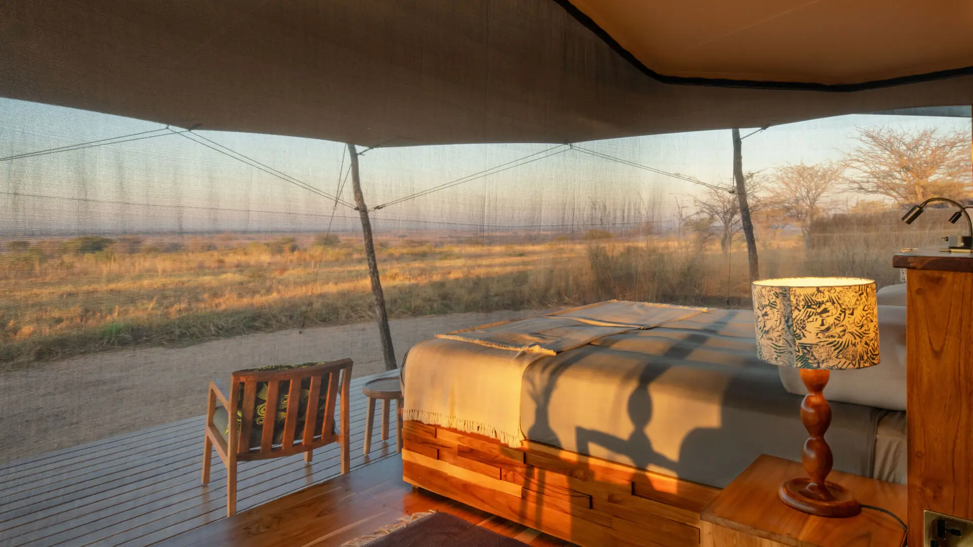 Asilia africa usangu expedition camp guest bedroom views jpg
