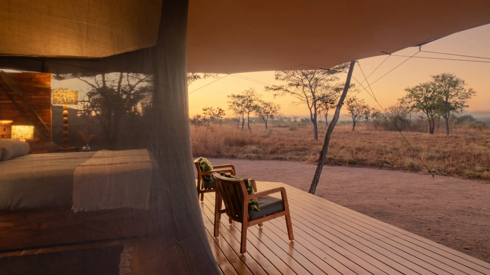 Asilia africa usangu expedition camp bedroom deck jpg