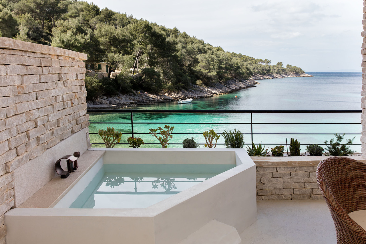 Little Green Bay en Hvar