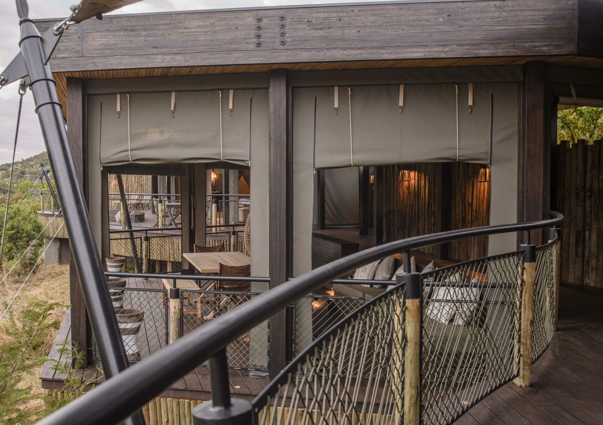 Madwaleni River Lodge en Babanango Game Reserve