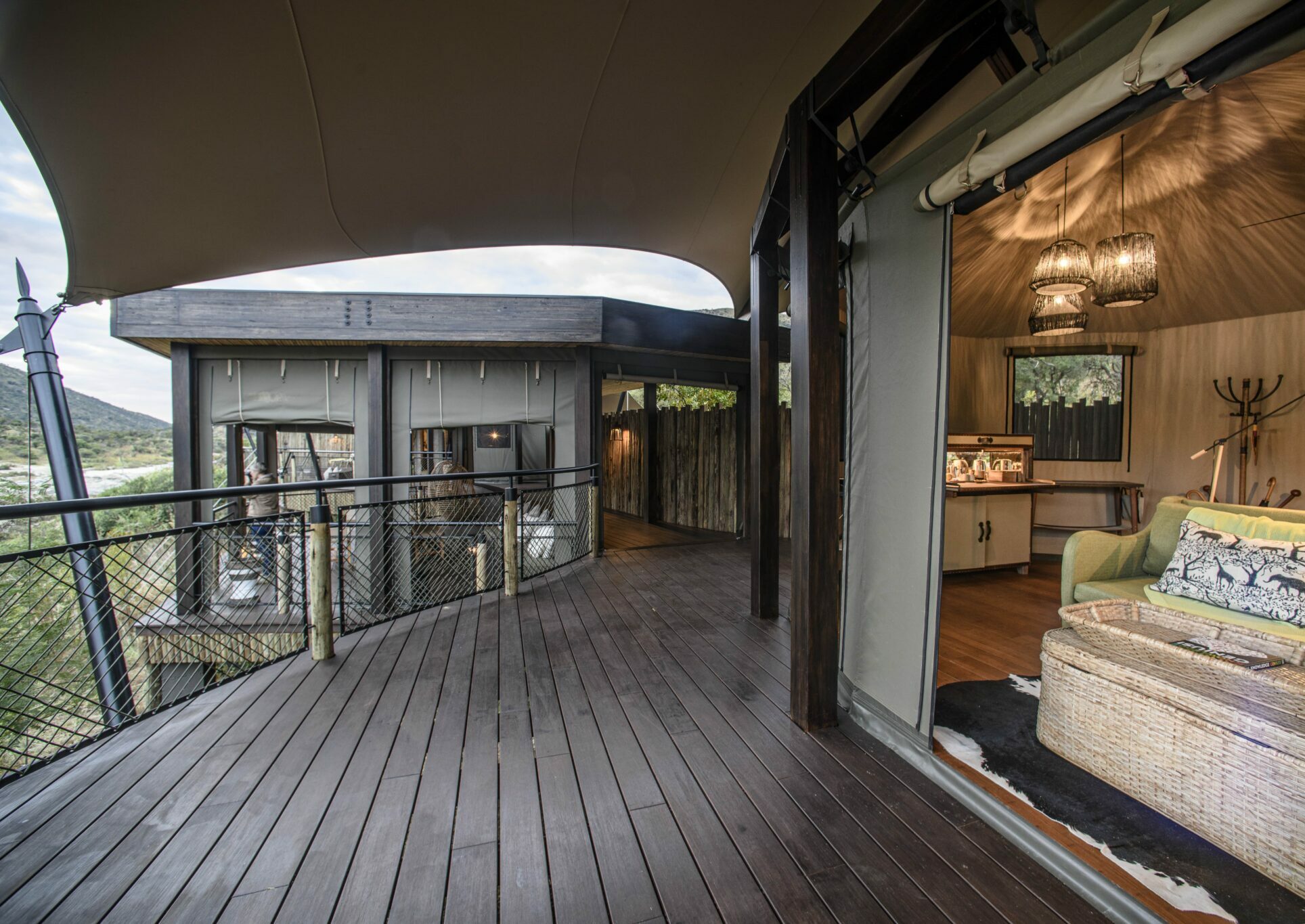 Madwaleni River Lodge en Babanango Game Reserve