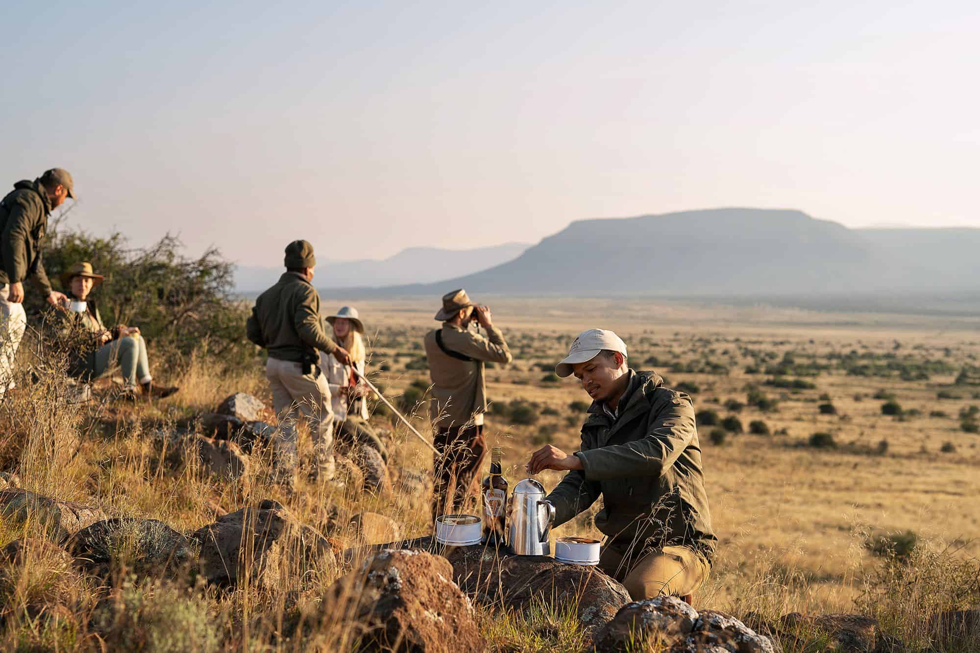Samara plains camp walking safari coffee stop honest work maike mcneill