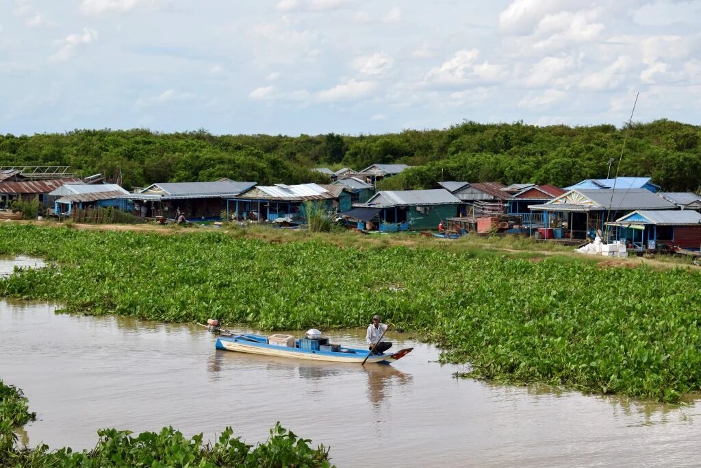 Vida local junto al Tonlé Sap